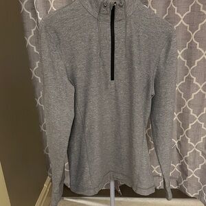 Lululemon Men’s Gray Quarter-Zip Pullover. Ptp:20.5”